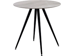 Стол обеденный STOOL GROUP Ники круглый керамика 800 Italian light grey  - фото №1, 66_1202082401