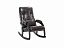 Кресло-качалка Модель 67 Венге, к/з Oregon perlamutr 120, экокожа - миниатюра