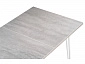 Денвер Лофт 120 25 мм бетон / матовый белый Стол деревянный - фото №8