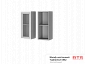 3В2 Шкаф настенный 1-дверный со стеклом Титан - фото №3