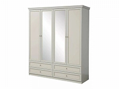 Шкаф комбинированный Эльмира 40.01 белый - фото №1, 47487