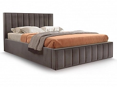 Кровать Вена Стандарт 180 с ПМ (Мора коричневый) - фото №1