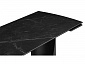Готланд 160(220)х90х79 черный мрамор / черный Керамический стол - фото №7
