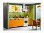 Кухня ЛДСП Рио-1 2000 с фотопечатью Апельсин, манго, ЛДСП - миниатюра