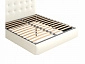 Мягкая кровать "Селеста" 1800 белая с орт.основанием и матрасом ГОСТ - фото №4
