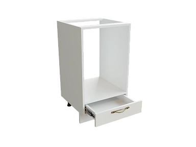Шкаф НД450 под духовку Моцарт БЕЛ/АНД/СИЛК ФД450 - фото №1, 888_ММК-00015741