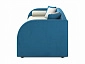 Мягкая кровать Elda 900 синяя с ортопедическим основанием и матрасом АСТРА - фото №5