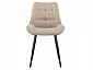 Стул DikLine 206М B03 BEIGE, ножки черные - фото №3