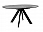 Стол DikLine SKC110 d1100 Керамика Серый мрамор/подстолье черное/опоры черные - фото №5