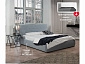 Мягкая кровать "Selesta" 1600 серая с подъемным механизмом - фото №2