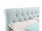 Мягкая кровать Ameli 1600 мята пастель с подъемным механизмом - фото №4