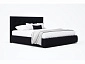 Мягкая кровать "Selesta" 1400 темная с ортопед.основанием с матрасом АСТРА - фото №2
