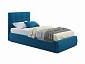 Мягкая кровать Selesta 900 синяя с ортопед.основанием с матрасом PROMO B COCOS - фото №2