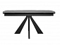 Стол DikLine SKU140 Керамика Серый мрамор/подстолье черное/опоры черные - фото №8