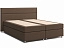 Кровать с матрасом и зависимым пружинным блоком Марта (160х200) Box Spring, рогожка - миниатюра