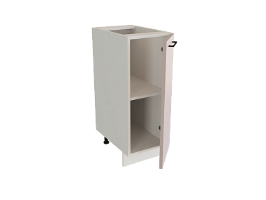 Шкаф Н300 с 1-ой дверью Мемфис БЕЛ/ЯП/ШЕЛК Ф10 - фото №1, 888_ММК-00039847