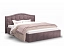 Кровать с подъемным механизмом Стелла 120х200, серо-фиолетовый, велюр - миниатюра