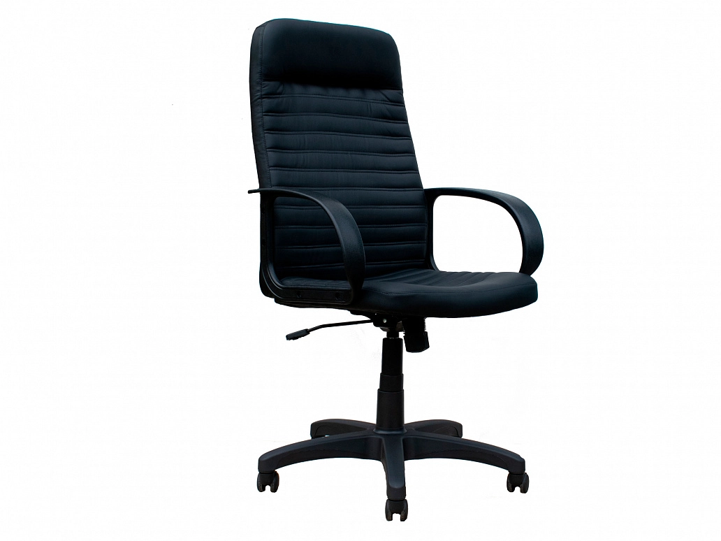 Кресло руководителя Office Lab standart-1601 Эко кожа Черный - фото №1