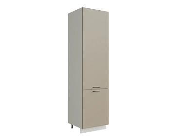 Шкаф П600Н с 2-мя дверцами Мемфис БЕЛ/АТЛ/СЕР Ф46 - фото №1, 888_ММК-00001364