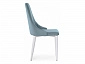 Kora light blue / white Стул на металлокаркасе - фото №5