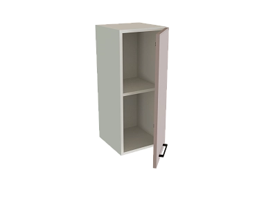 Шкаф В300 с 1-ой дверью Мемфис БЕЛ/ЯП/ШЕЛК Ф10 - фото №1, 888_ММК-00039764