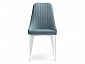Kora light blue / white Стул на металлокаркасе - фото №4