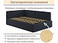 Мягкая кровать-тахта Kapri 1200 черная c подъемным механизмом - фото №9