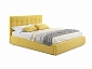 Мягкая кровать "Selesta" 1800 желтая с ортопед.основанием - фото №2