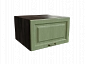 Шкаф ВГ610 верхний горизонтальный Ницца БЕЛ/ДУБ/ОЛИВ Ф85 - фото №2