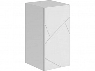 ГРАНЖ Шкаф навесной ШН-001 (Д.300) (Белый (Шагрень) / Белый софт) - фото №1
