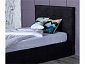 Мягкая кровать Selesta 1200 темная с подъем.механизмом с матрасом АСТРА - фото №8
