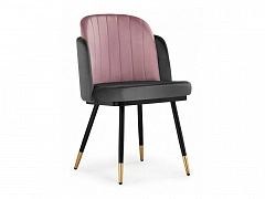 Penelopa dark gray / PINK /  black / gold Стул на металлокаркасе - фото №1, Woodville14648
