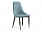 Kora 1 light blue / white / black Стул на металлокаркасе - фото №2