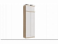 Челси Шкаф 2-х створчатый платяной + антресоль к шкафу 800 (Белый глянец, Дуб Сонома) - фото №2