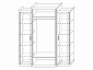 Шкаф 4-х дверный с пеналами Венето - фото №4