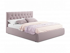 Мягкая кровать Verona 1600 лиловая с подъемным механизмом - фото №1, mebel_stock_4324