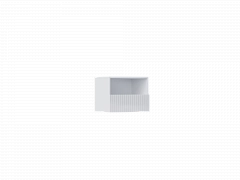 Оливия Тумба навесная №1 (Белый глянец, Белый) - фото №1, mdmMF-000083694