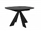 Стол DikLine SKK110 Керамика Черный мрамор/подстолье черное/опоры черные (2 уп.) - фото №2