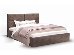 Кровать с подъемным механизмом Сити 140х200, коричневый - фото №1