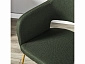 Кресло Oscar тёмно-зеленый/Линк золото - фото №13