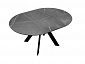 Стол DikLine SKC110 d1100 Керамика Серый мрамор/подстолье черное/опоры черные - фото №7