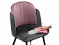 Penelopa dark gray / PINK /  black / gold Стул на металлокаркасе - фото №11