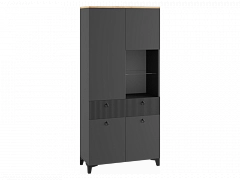 Ника 800 эйхория QR-17 / графит / дуб делано Шкаф - фото №1, Woodville20554