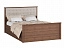 Кровать с настилом ДСП Ричард РКР-2 160х200, орех, рогожка - миниатюра