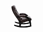 Кресло-качалка Модель 67 Венге, к/з Vegas Lite Amber - фото №4