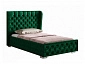 Кровать с подъемным механизмом Франческа 160х200, зеленый - фото №2