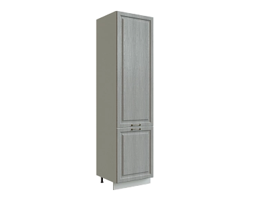 Шкаф П600ХН под холодильник Ницца БЕЛ/ДУБ/СЕР Ф92Н - фото №1, 888_ММК-00019840