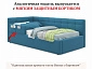 Односпальная кровать-тахта Bonna 900 синяя с подъемным механизмом - фото №12