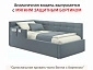 Односпальная кровать-тахта Bonna 900 серая ортопед.основание с матрасом PROMO B COCOS - фото №9