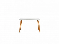Стол обеденный STOOL GROUP OSLO прямоугольный 120*80 белый на дер. Ножках - фото №1, 66_1464127101